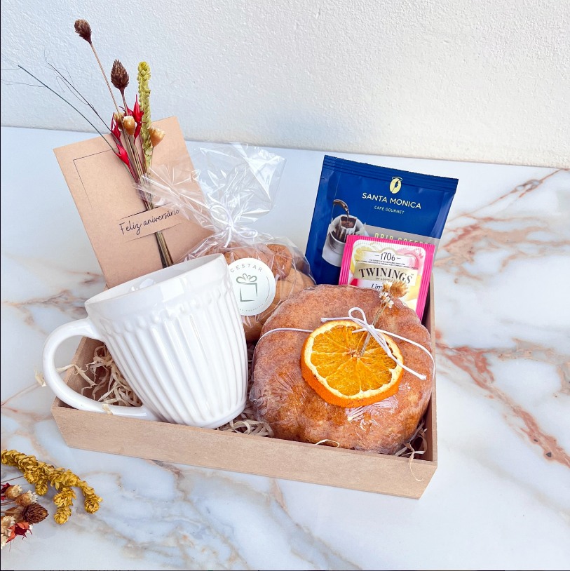 Cesta Mini Café & Afeto da Cestar